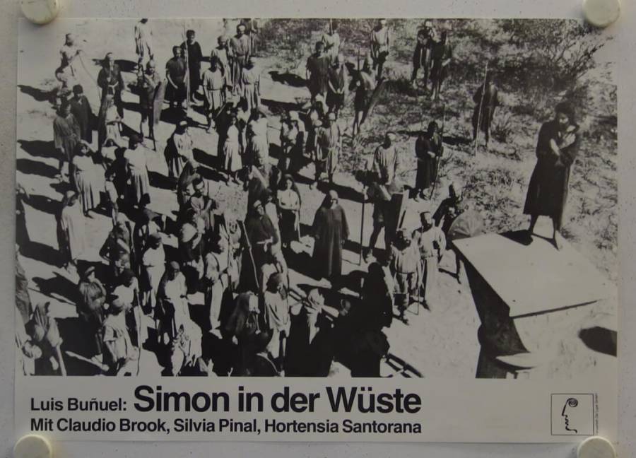 Simon in der Wüste originales deutsches Filmplakat (R80s)